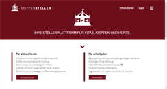Desktop Screenshot of krippenstellen.ch