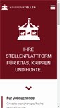 Mobile Screenshot of krippenstellen.ch